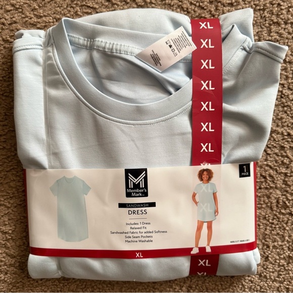 Light Blue Mini Dress - Picture 5 of 7